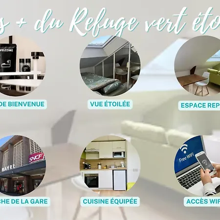 Appartement Sous Les Toits Du Havre - Gare -